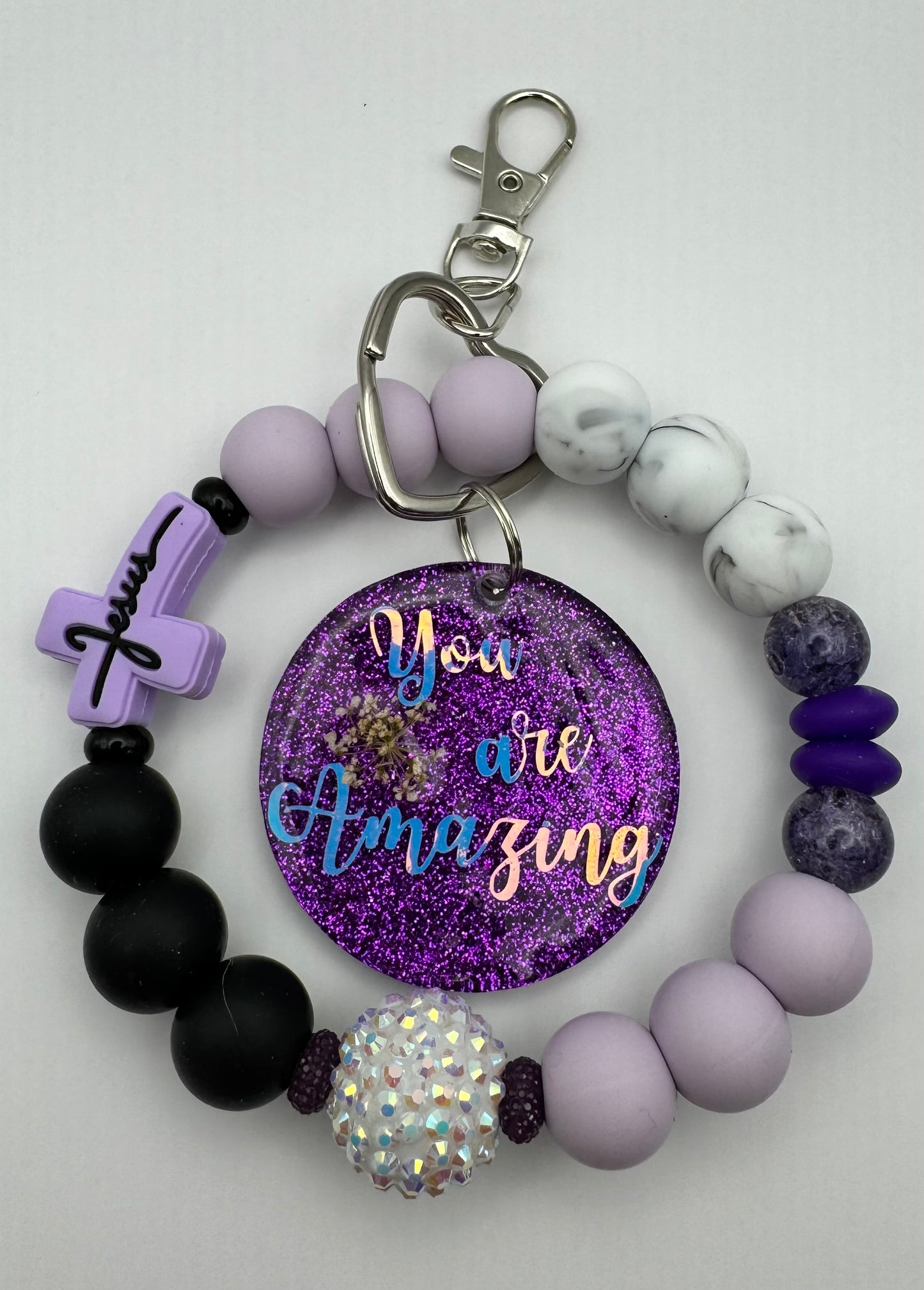 YOU ARE AMAZING WRISTLET/KEYCHAIN/JESUS WRISTLET