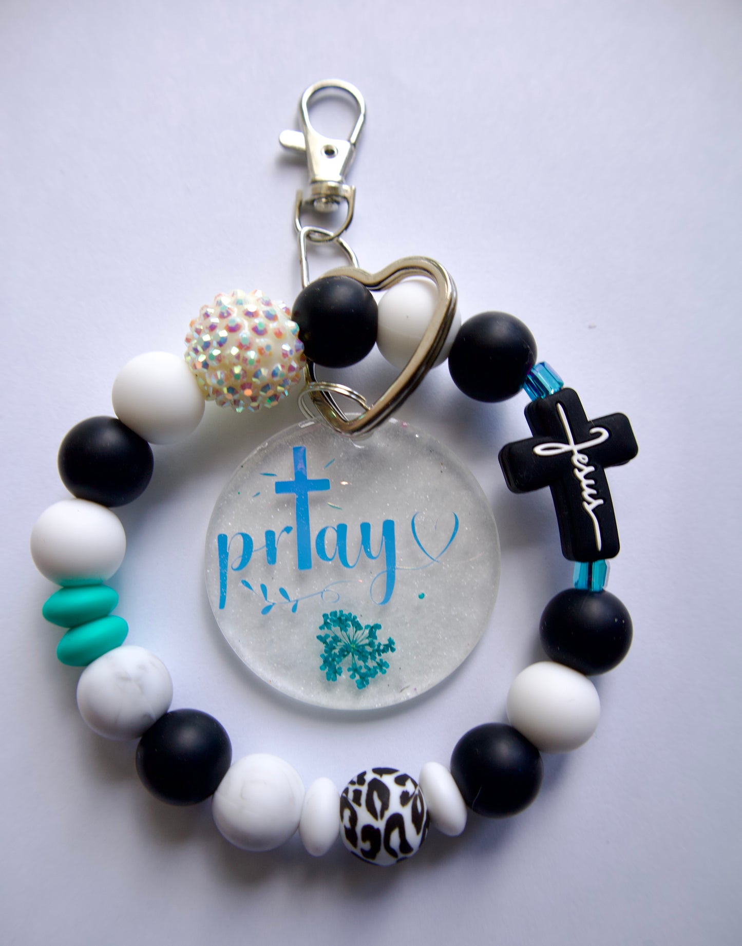 PRAY WRISTLET/KEYCHAIN/JESUS KEYCHAIN/WRISTLET