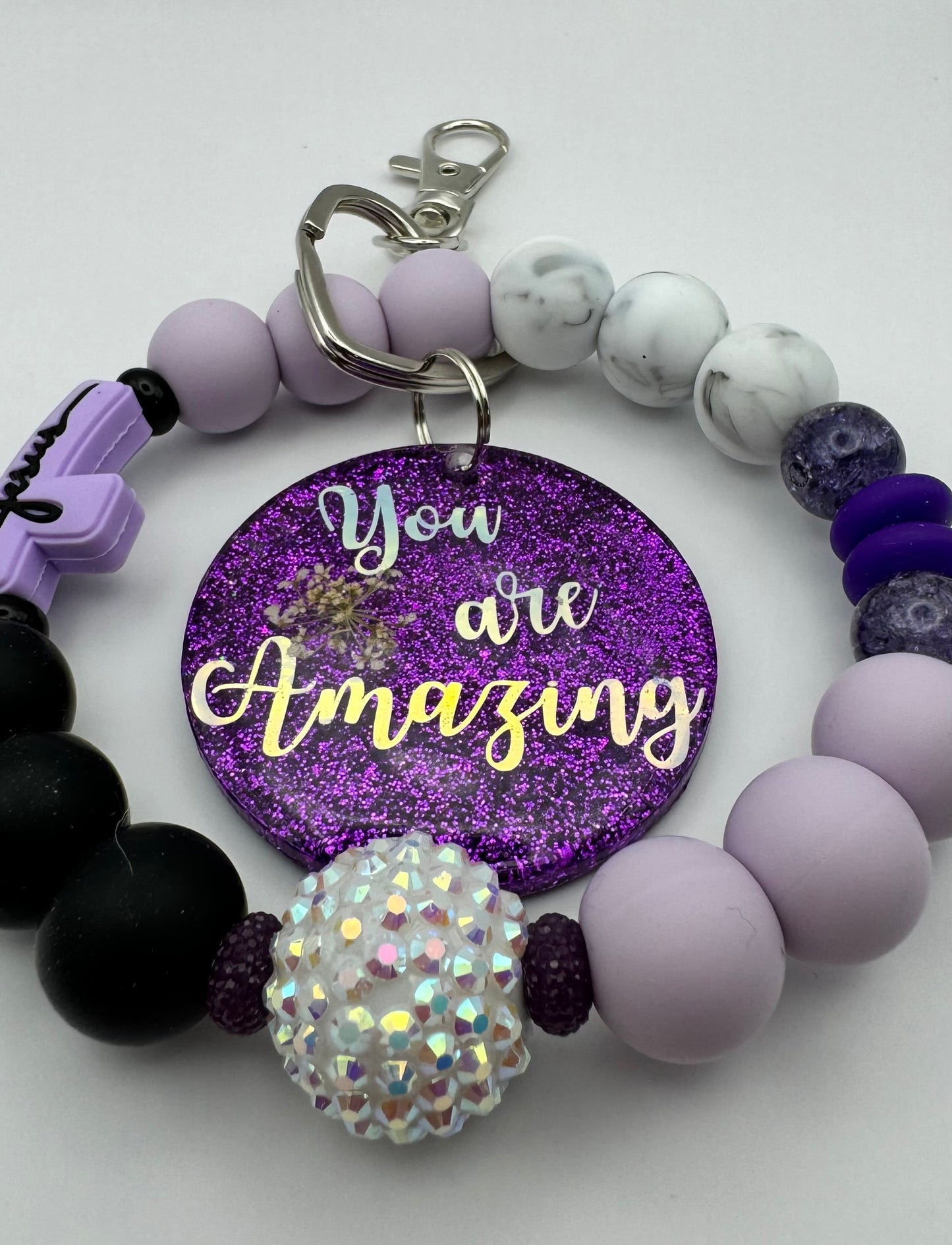 YOU ARE AMAZING WRISTLET/KEYCHAIN/JESUS WRISTLET