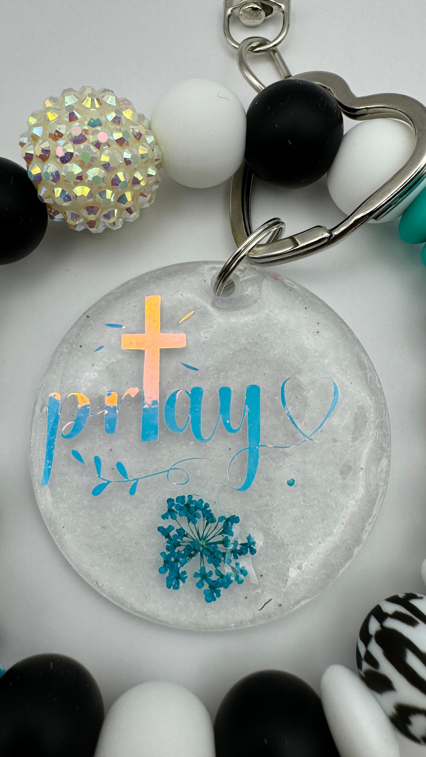 WALKING BY FAITH NOT BY SIGHT WRISTLET/keychain/Wristlet/Jesus Wristlet