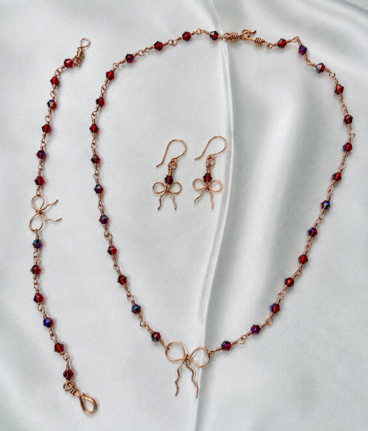Crimson Grace Jewelry Set/ Emerald Grace jewelry set