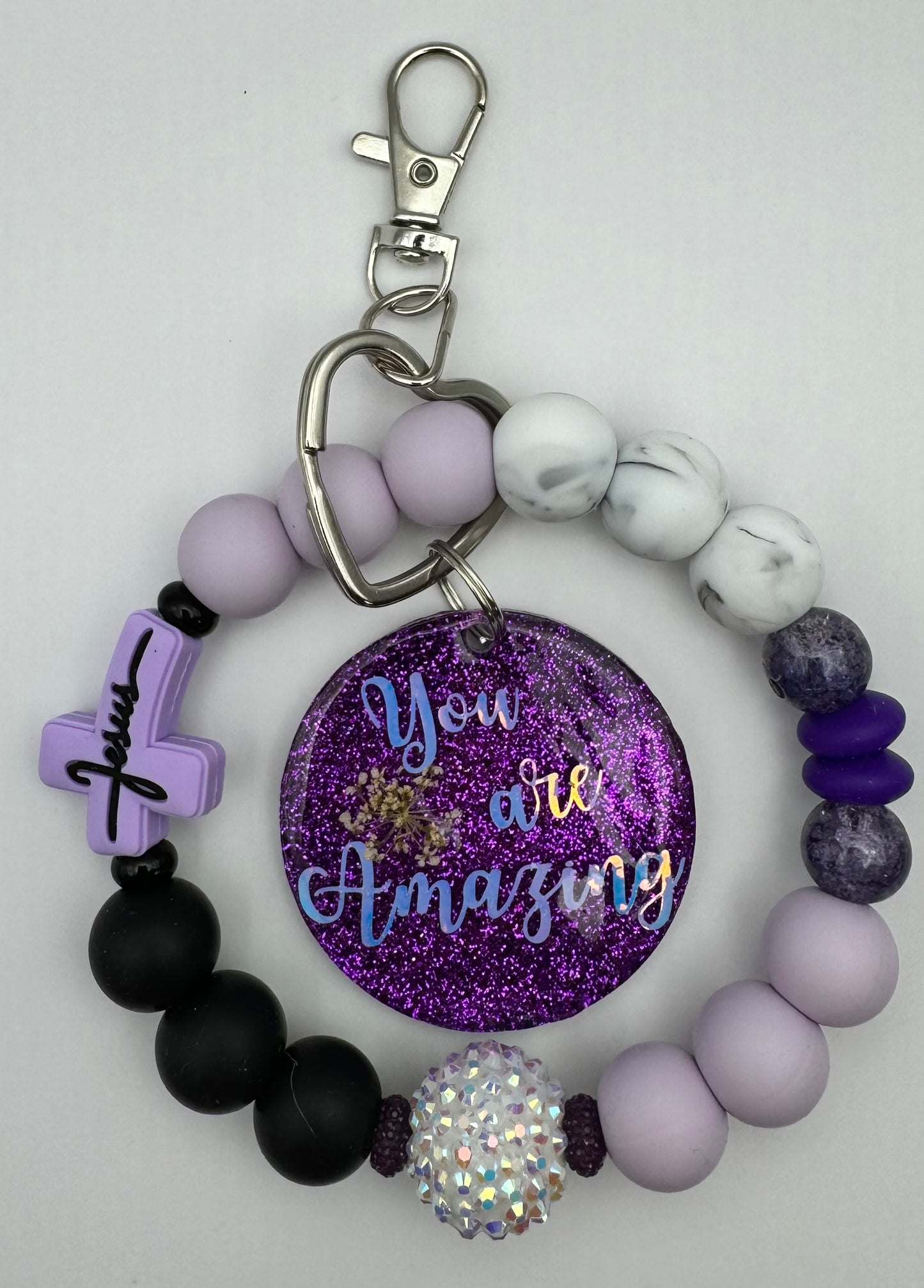 YOU ARE AMAZING WRISTLET/KEYCHAIN/JESUS WRISTLET