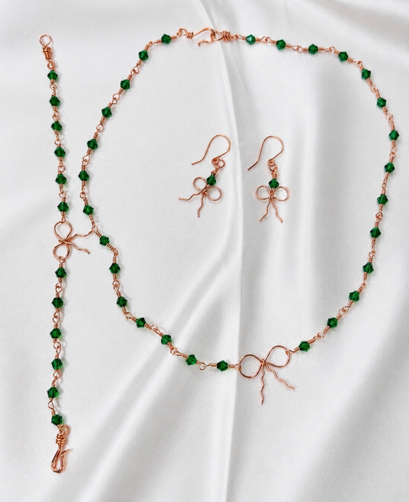 Crimson Grace Jewelry Set/ Emerald Grace jewelry set
