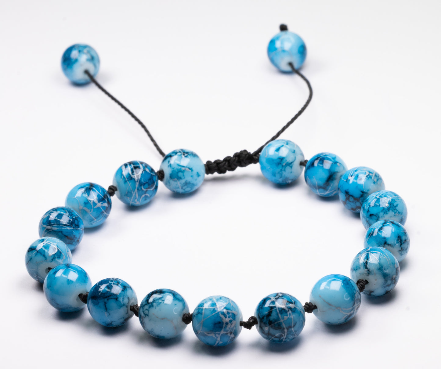 8mm Turquoise Handcrafted Boho Ethnic Vintage Beaded Bracelet/ women bracelet