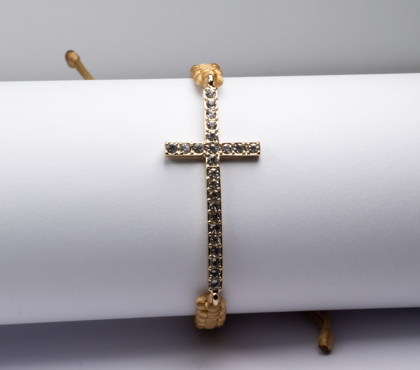 CROSS BRACELET,RHINESTONE BRACELET\RELIGIOUS BRACELET/GIFT FOR HER