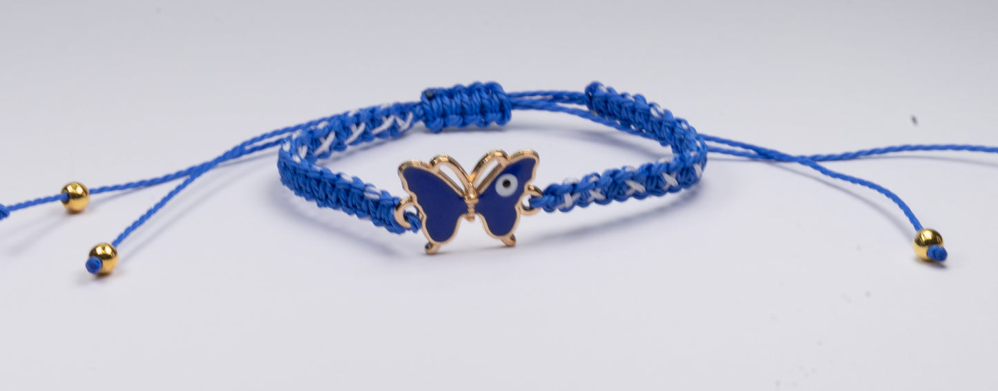 EVIL EYE BRACELET,GIFT FOR HER,MACRAME BRACELET