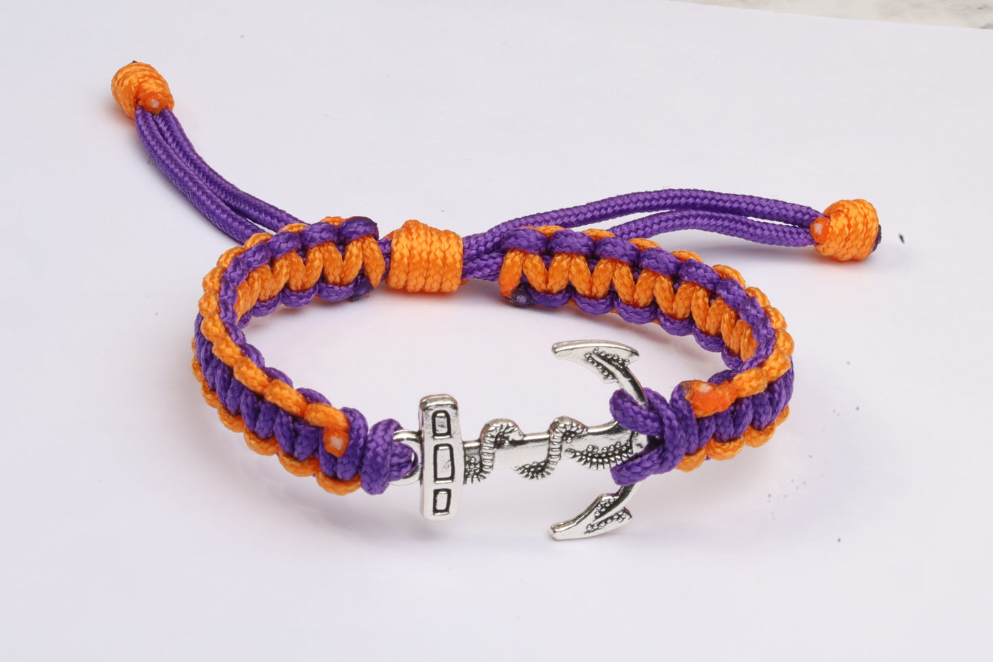 MACRAME BRACELET|GIFT FOR HIM |ORANGE,PURPLE,HANDMADE WITH LOVE