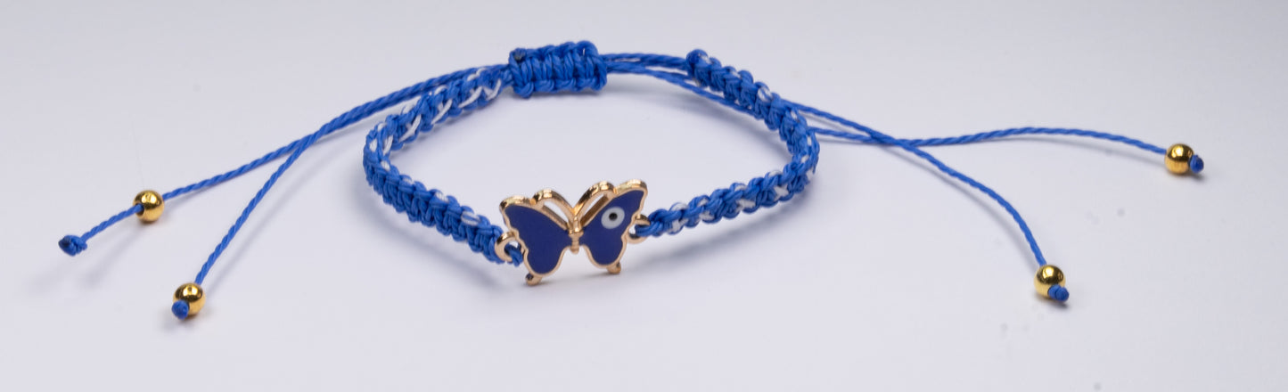 EVIL EYE BRACELET,GIFT FOR HER,MACRAME BRACELET