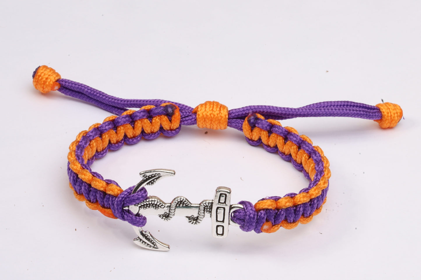 MACRAME BRACELET|GIFT FOR HIM |ORANGE,PURPLE,HANDMADE WITH LOVE
