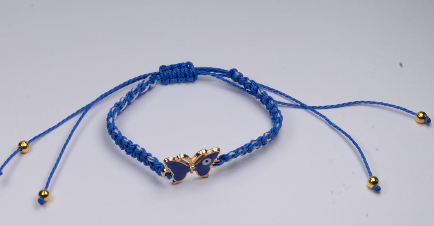 EVIL EYE BRACELET,GIFT FOR HER,MACRAME BRACELET