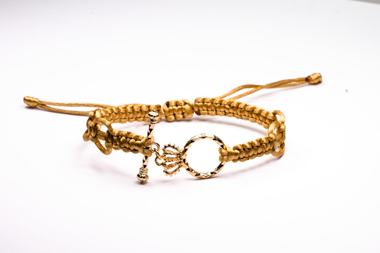 CROWN BRACELET,MACRAME BRACELET