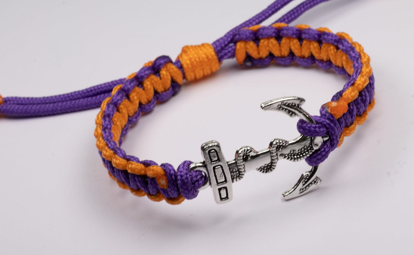 MACRAME BRACELET|GIFT FOR HIM |ORANGE,PURPLE,HANDMADE WITH LOVE
