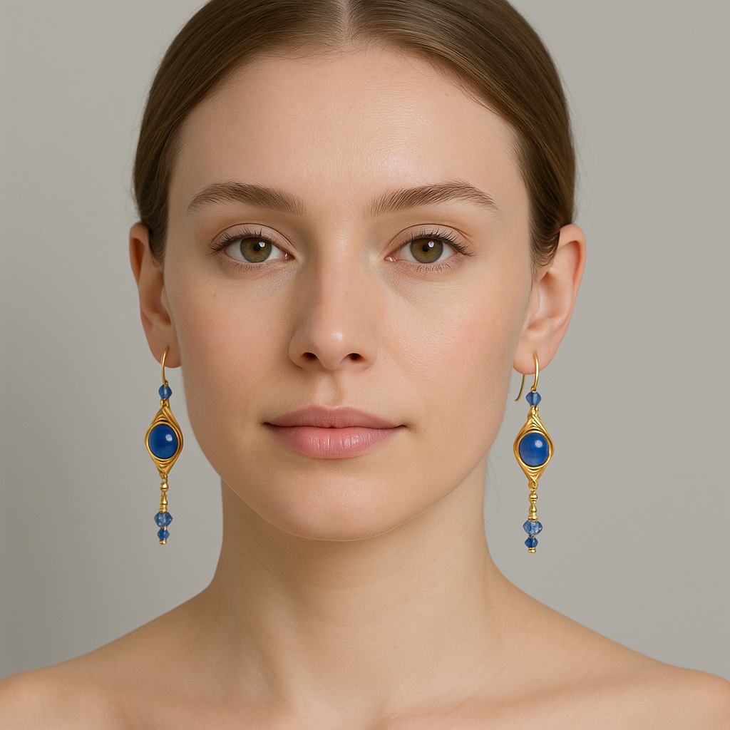 Constance Blue Earrings