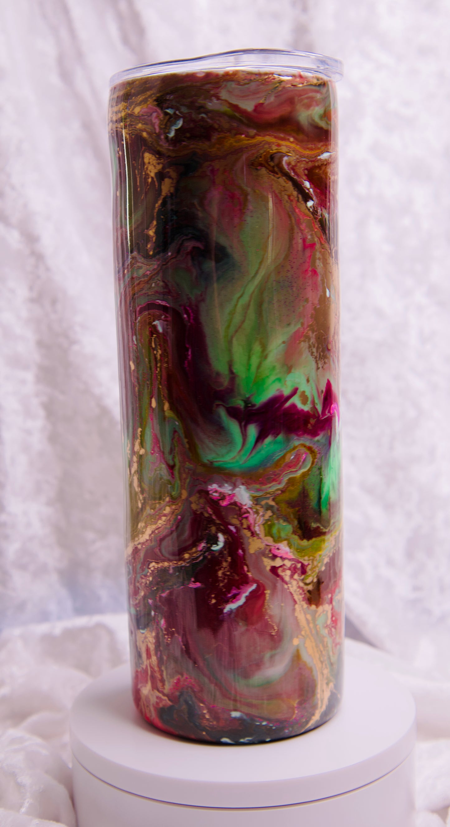 20 Oz Alcohol Ink Swirl Tumbler