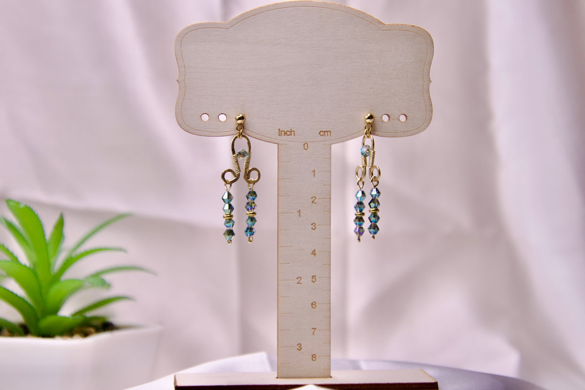 Aurora Twist Dangle Earrings