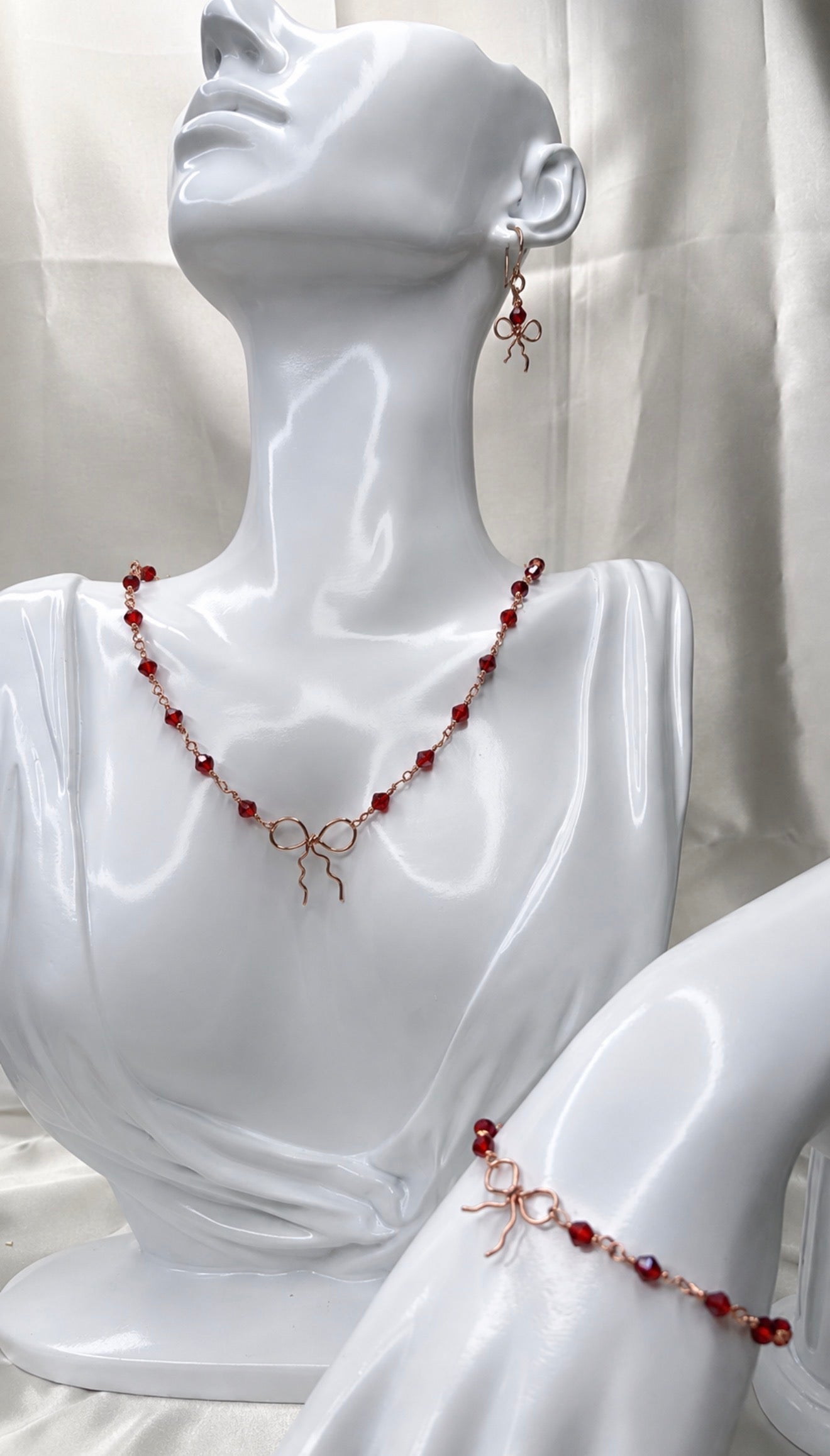 Crimson Grace Jewelry Set/ Emerald Grace jewelry set