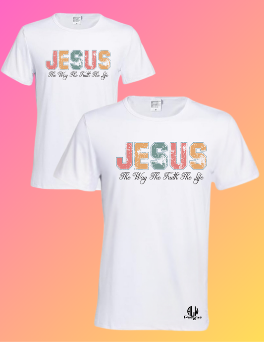 JESUS T-Shirt – The Way, The Truth, The Life | Christian Faith Tee
Vintage Jesus Shirt – The Way, The Truth, The Life
JESUS” Retro Christian T-Shirt – Faith-Inspired Apparel Christian Graphic Tee – JESUS The Way The Truth The Life