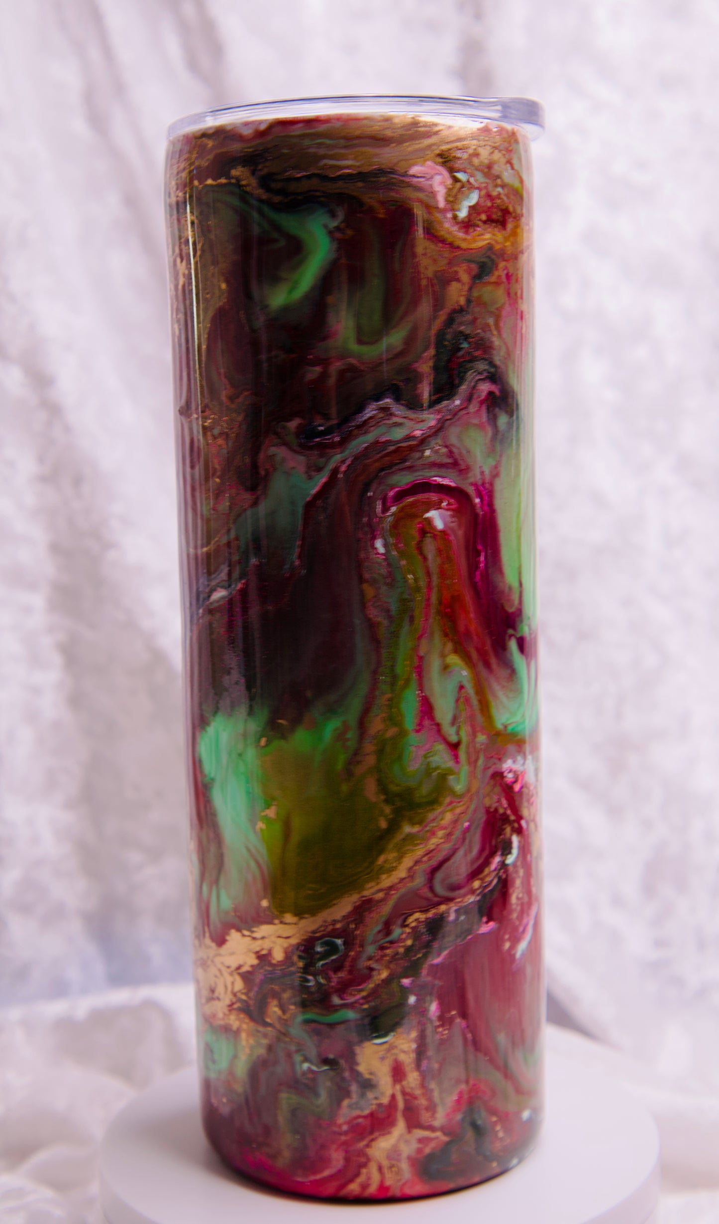 20 Oz Alcohol Ink Swirl Tumbler