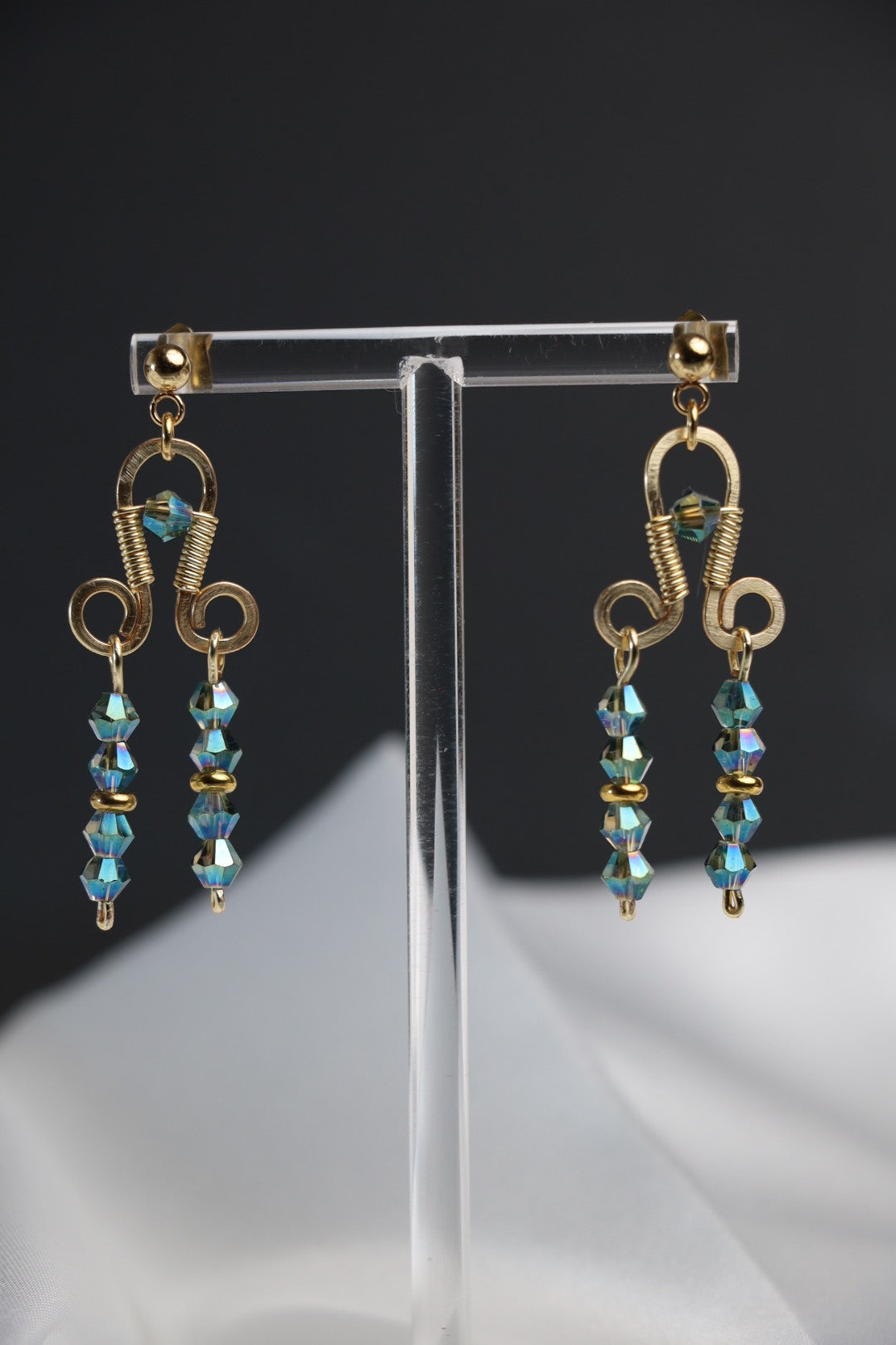 Aurora Twist Dangle Earrings