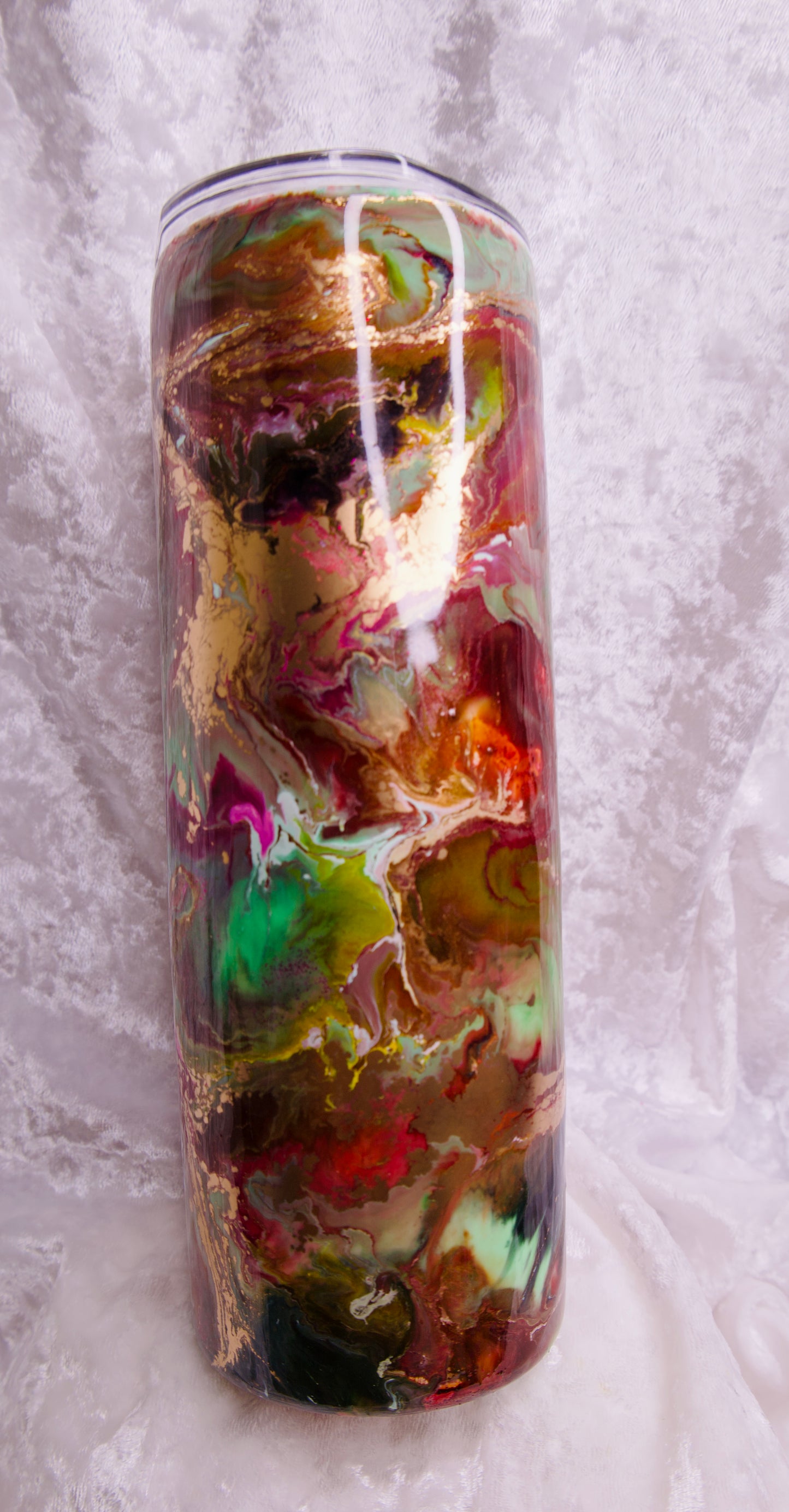 20 Oz Alcohol Ink Swirl Tumbler