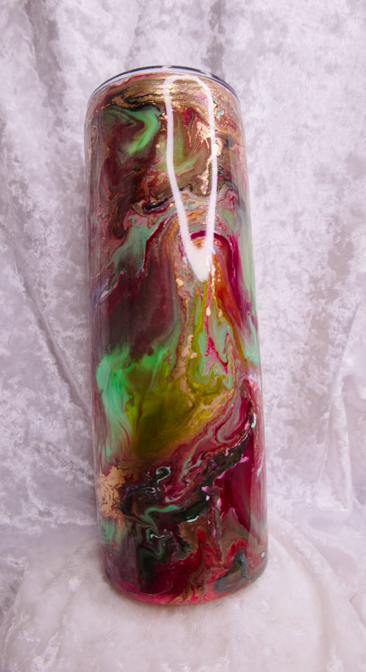 20 Oz Alcohol Ink Swirl Tumbler