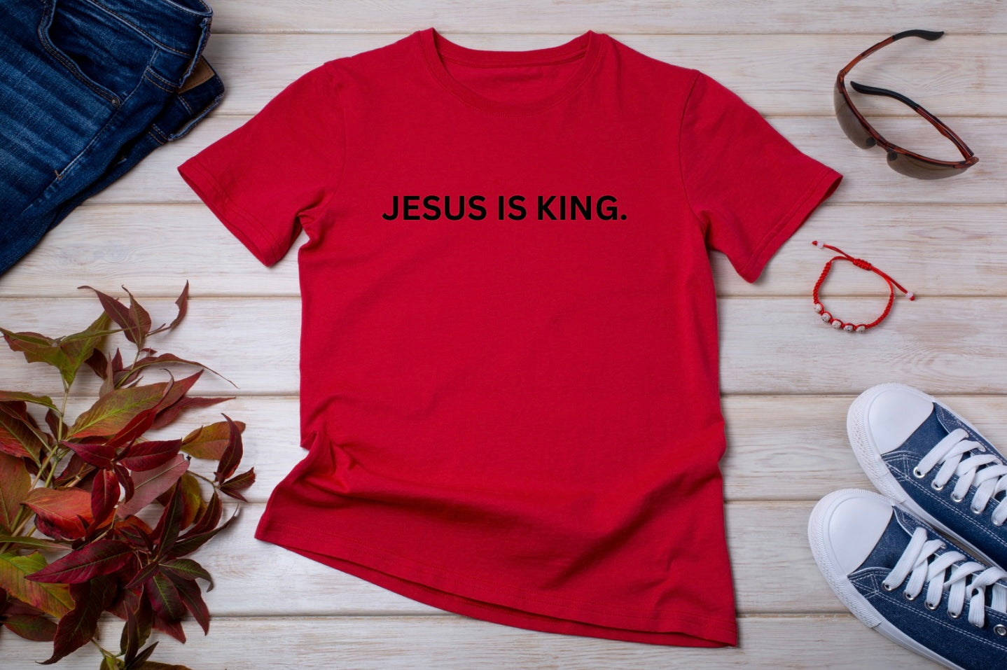 JESUS IS KING SHIRT/CHRISTIAN SHIRT/GIFT FOR ANY OCCASIONS