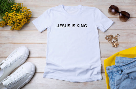 JESUS IS KING SHIRT/CHRISTIAN SHIRT/GIFT FOR ANY OCCASIONS