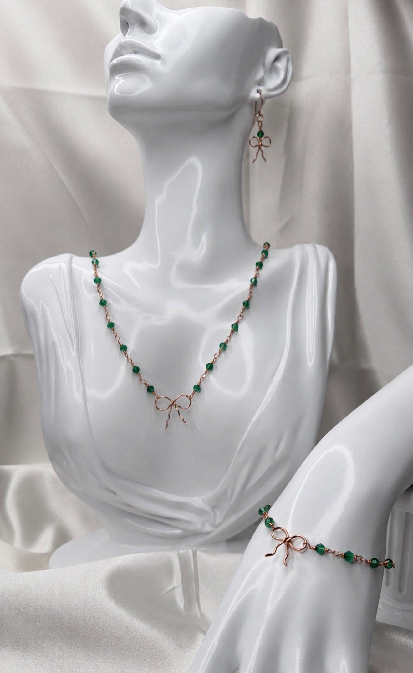 Crimson Grace Jewelry Set/ Emerald Grace jewelry set