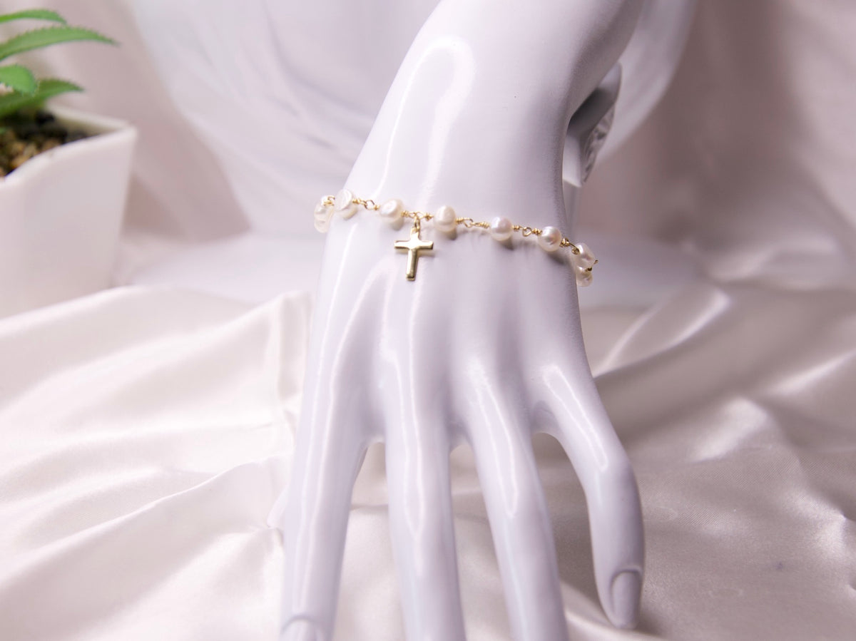 Adjustable Christian charm bracelet