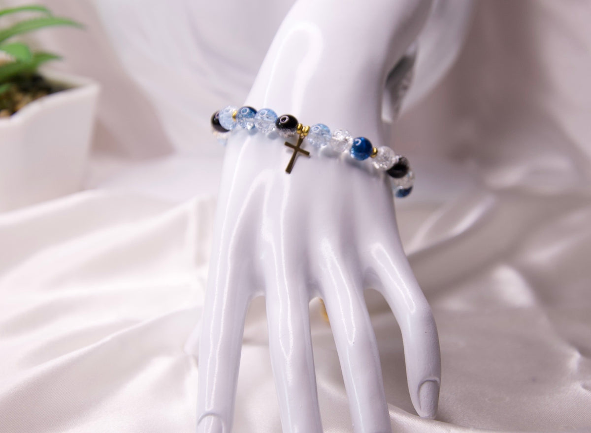 Adjustable Christian charm bracelet