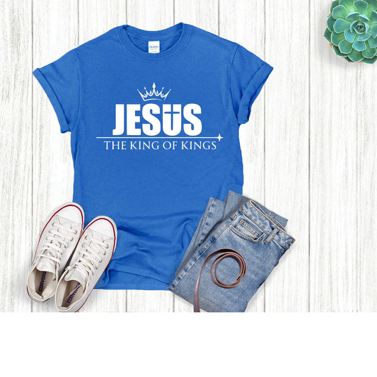 JESUS KING OF KINGS/Christian shirt/Bibble verse shirt/ Religious Shirt