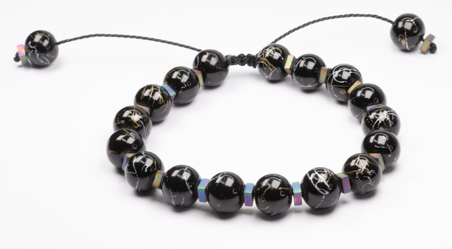 Black gold bracelet ,fashion jewelry